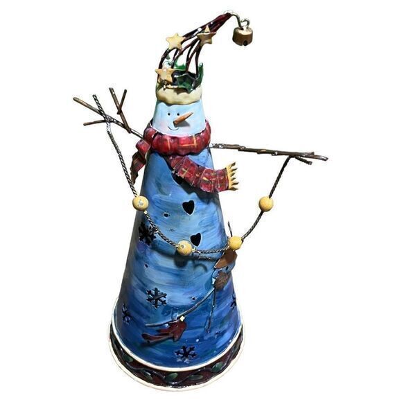Snowman Figure Holiday Christmas Home Decor Multicolor One‎ Size - Picture 1 of 4